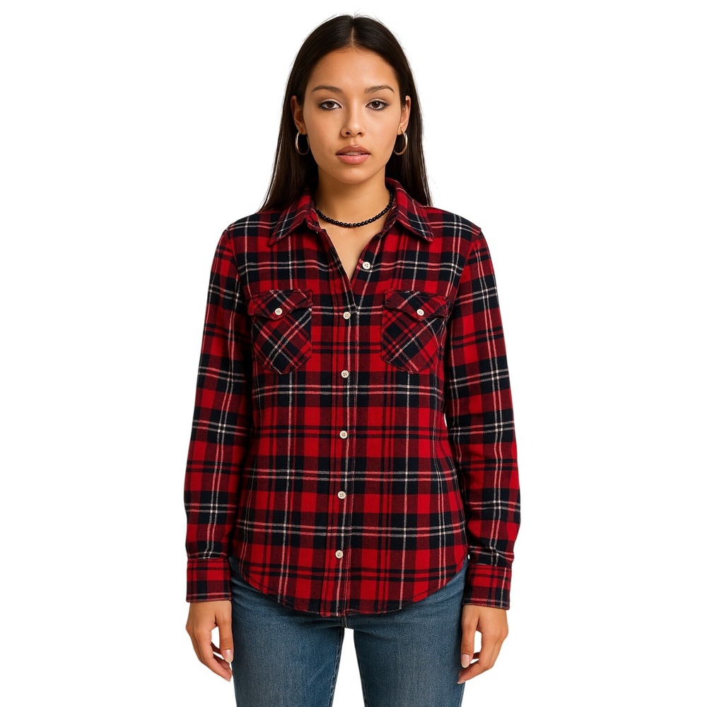 Y2K Miss Posh Plaid Flannelā Button Down Shirt